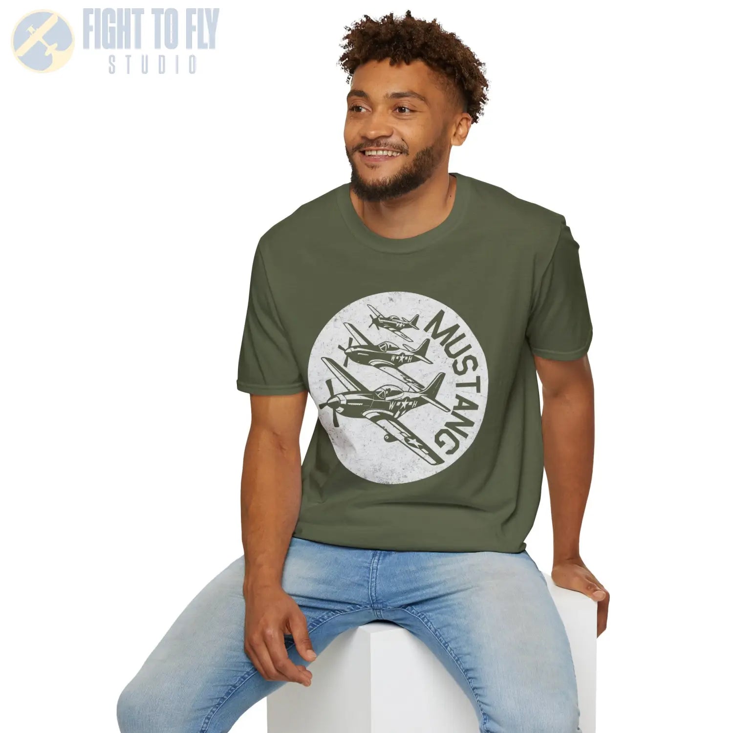 P-51 Mustang “Fighter Escort” WWII T-Shirt - Pilot gifts - warbird t-shirt