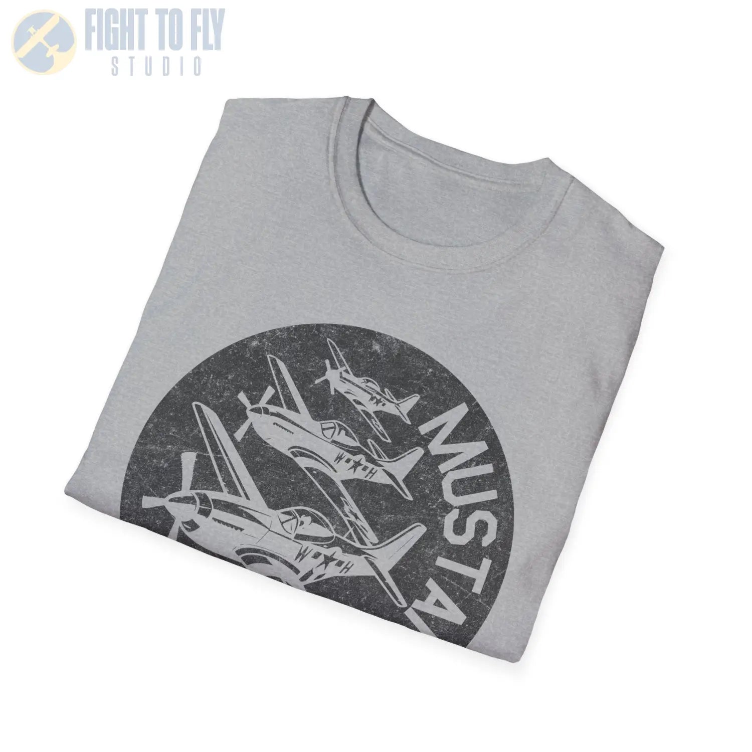 P-51 Mustang “Fighter Escort” WWII T-Shirt - Pilot gifts - warbird t-shirt