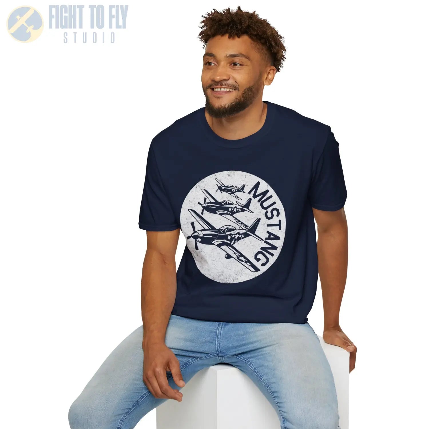 P-51 Mustang “Fighter Escort” WWII T-Shirt - Pilot gifts - warbird t-shirt