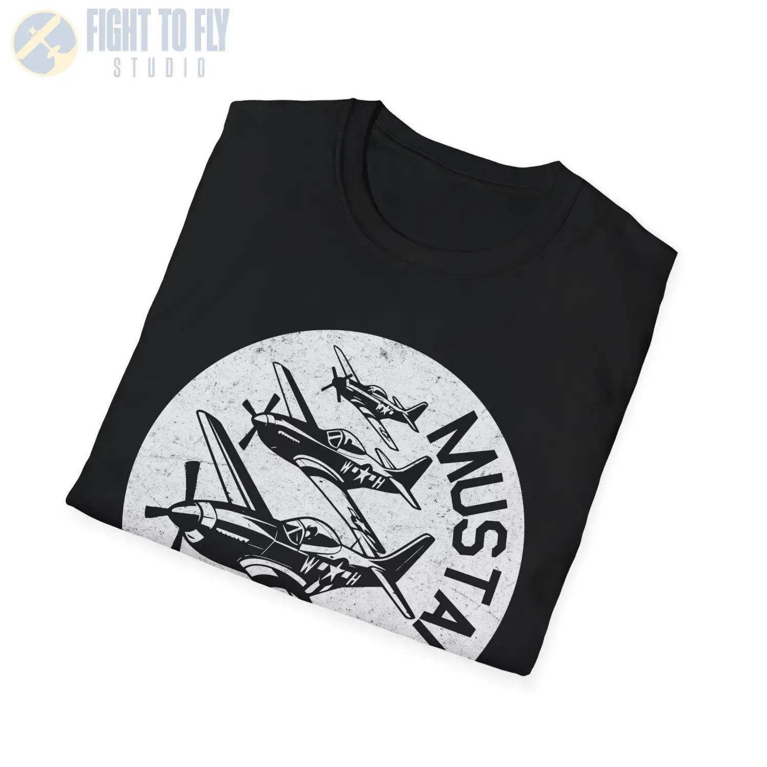 P-51 Mustang “Fighter Escort” WWII T-Shirt - Pilot gifts - warbird t-shirt