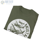 P-51 Mustang “Fighter Escort” WWII T-Shirt - Pilot gifts - warbird t-shirt