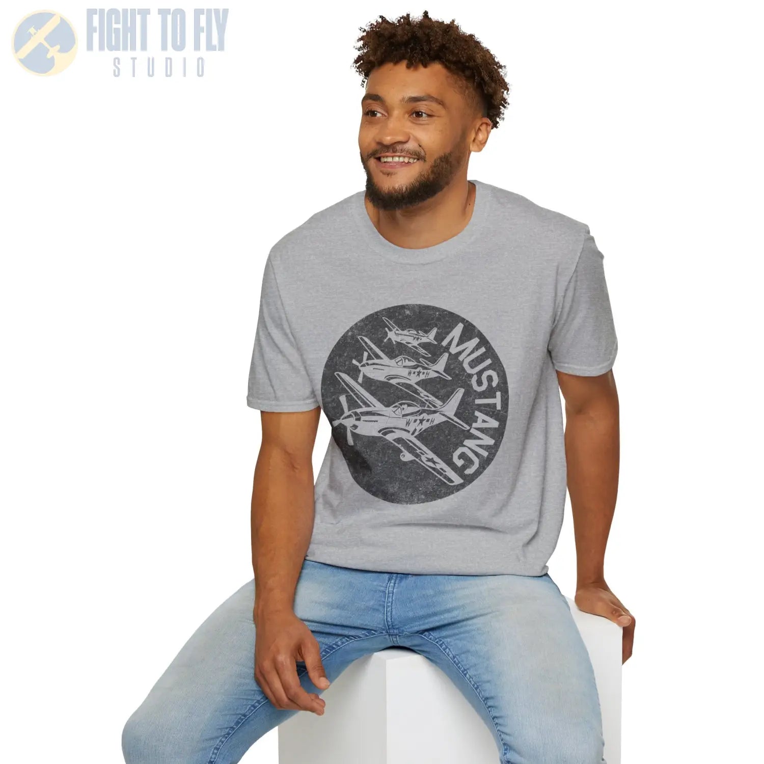 P-51 Mustang “Fighter Escort” WWII T-Shirt - Pilot gifts - warbird t-shirt