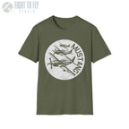 P-51 Mustang “Fighter Escort” WWII T-Shirt - Pilot gifts - warbird t-shirt