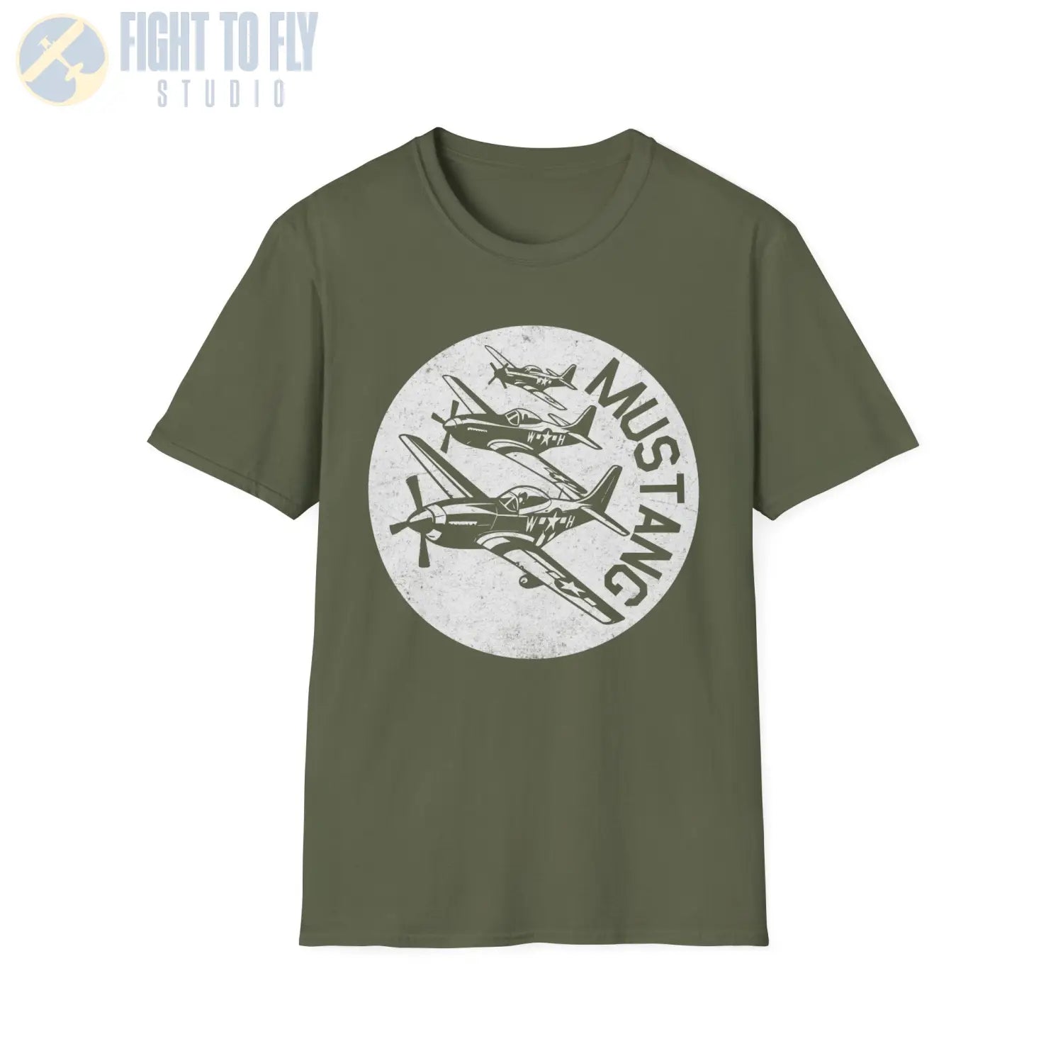 P-51 Mustang “Fighter Escort” WWII T-Shirt - Pilot gifts - warbird t-shirt