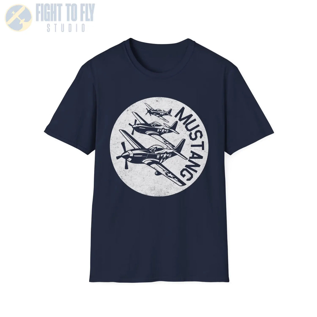 P-51 Mustang “Fighter Escort” WWII T-Shirt - Pilot gifts - warbird t-shirt