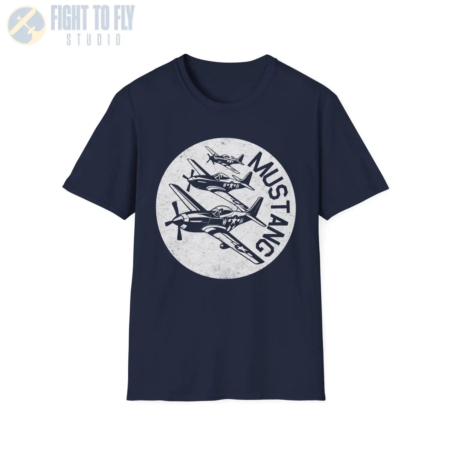 P-51 Mustang “Fighter Escort” WWII T-Shirt - Pilot gifts - warbird t-shirt
