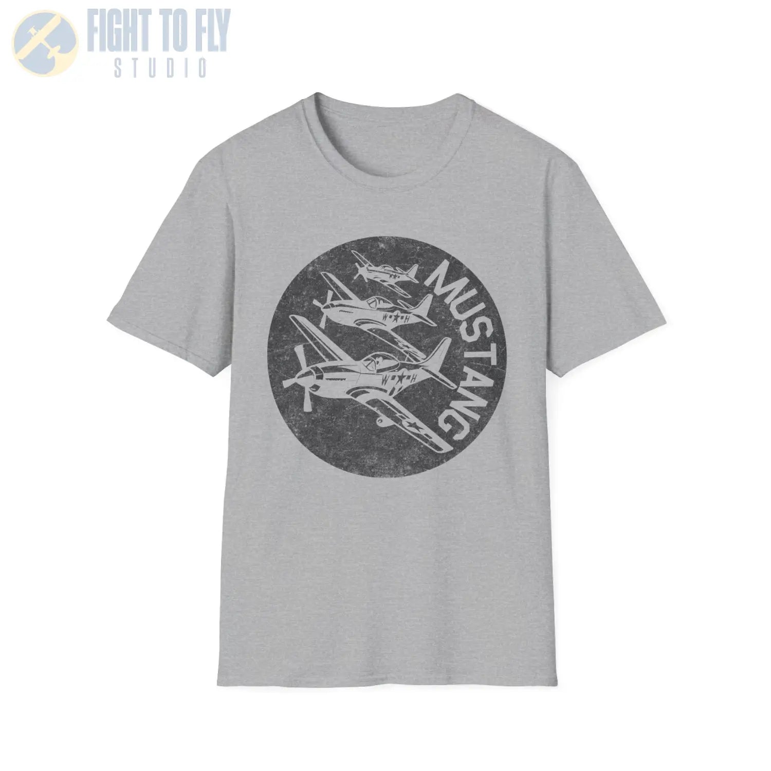 P-51 Mustang “Fighter Escort” WWII T-Shirt - Pilot gifts - warbird t-shirt