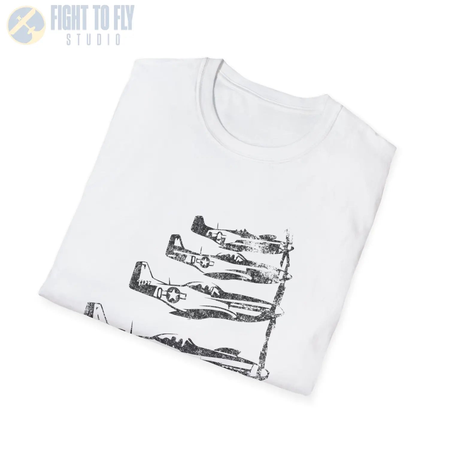 P-51 Mustang “Formation Flight” WWII T-Shirt - Pilot gifts - warbird t-shirt