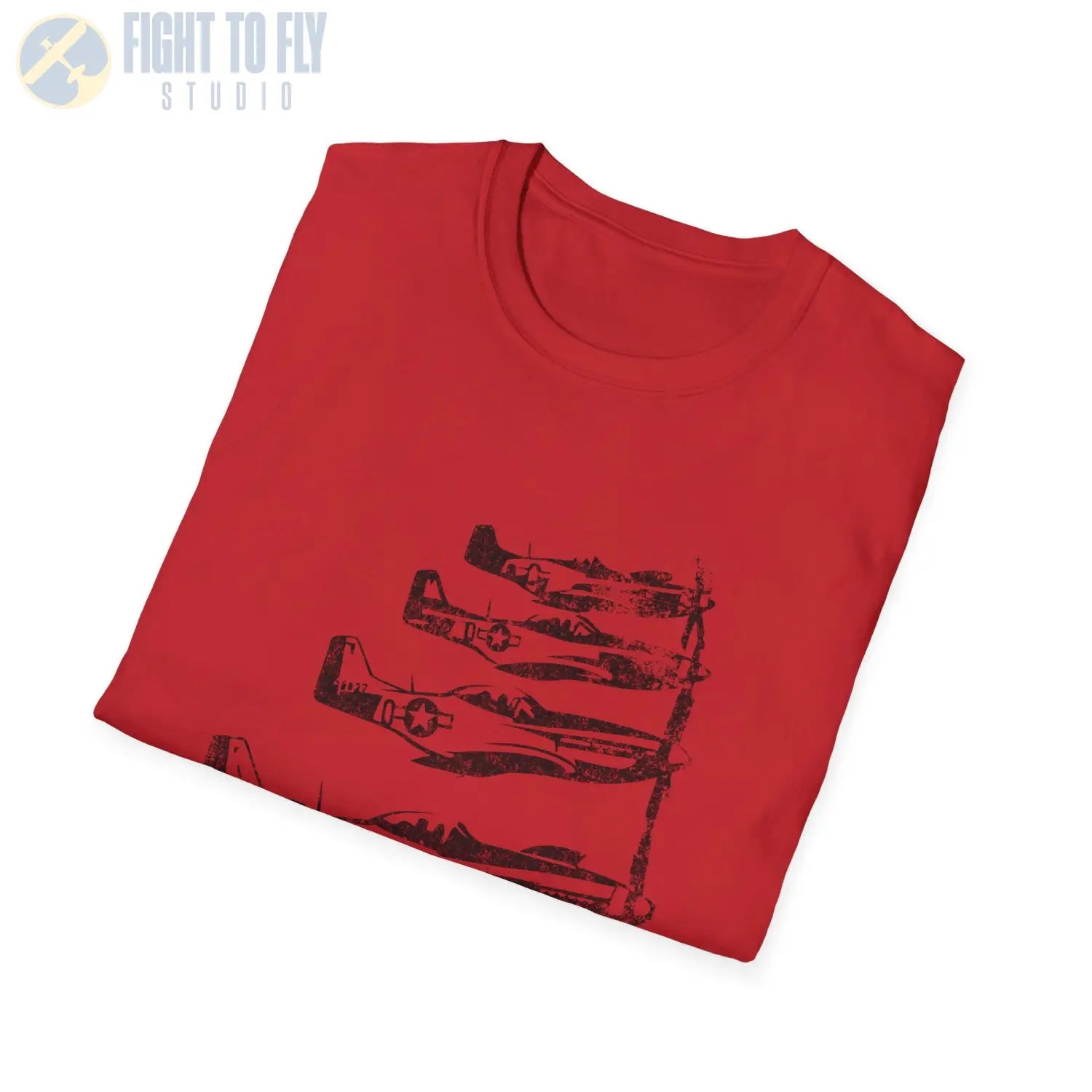 P-51 Mustang “Formation Flight” WWII T-Shirt - Pilot gifts - warbird t-shirt