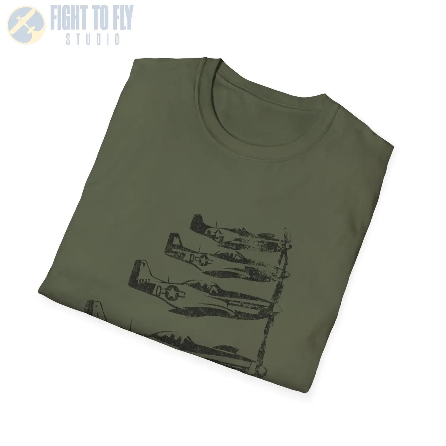 P-51 Mustang “Formation Flight” WWII T-Shirt - Pilot gifts - warbird t-shirt
