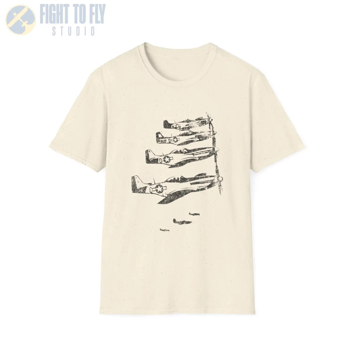P-51 Mustang “Formation Flight” WWII T-Shirt - Pilot gifts - warbird t-shirt