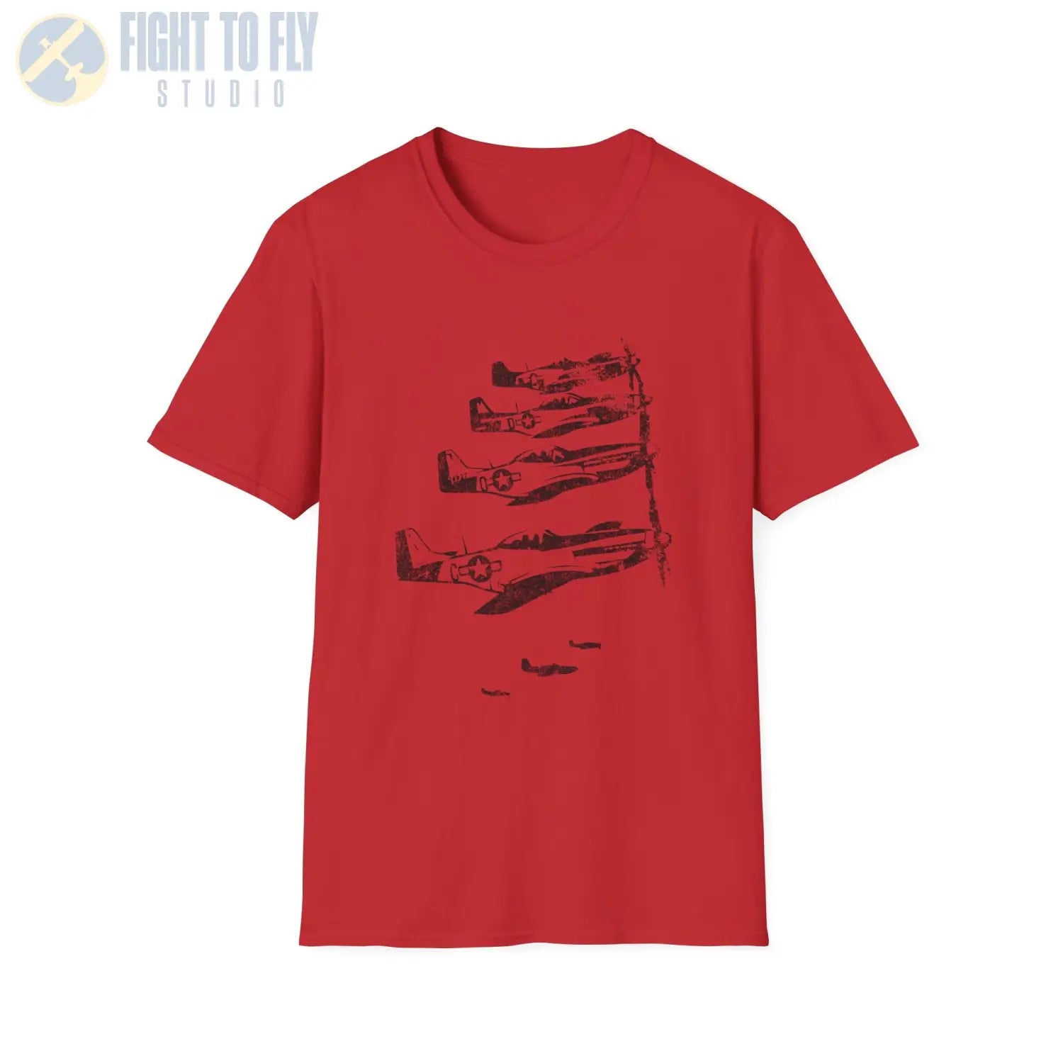P-51 Mustang “Formation Flight” WWII T-Shirt - Pilot gifts - warbird t-shirt