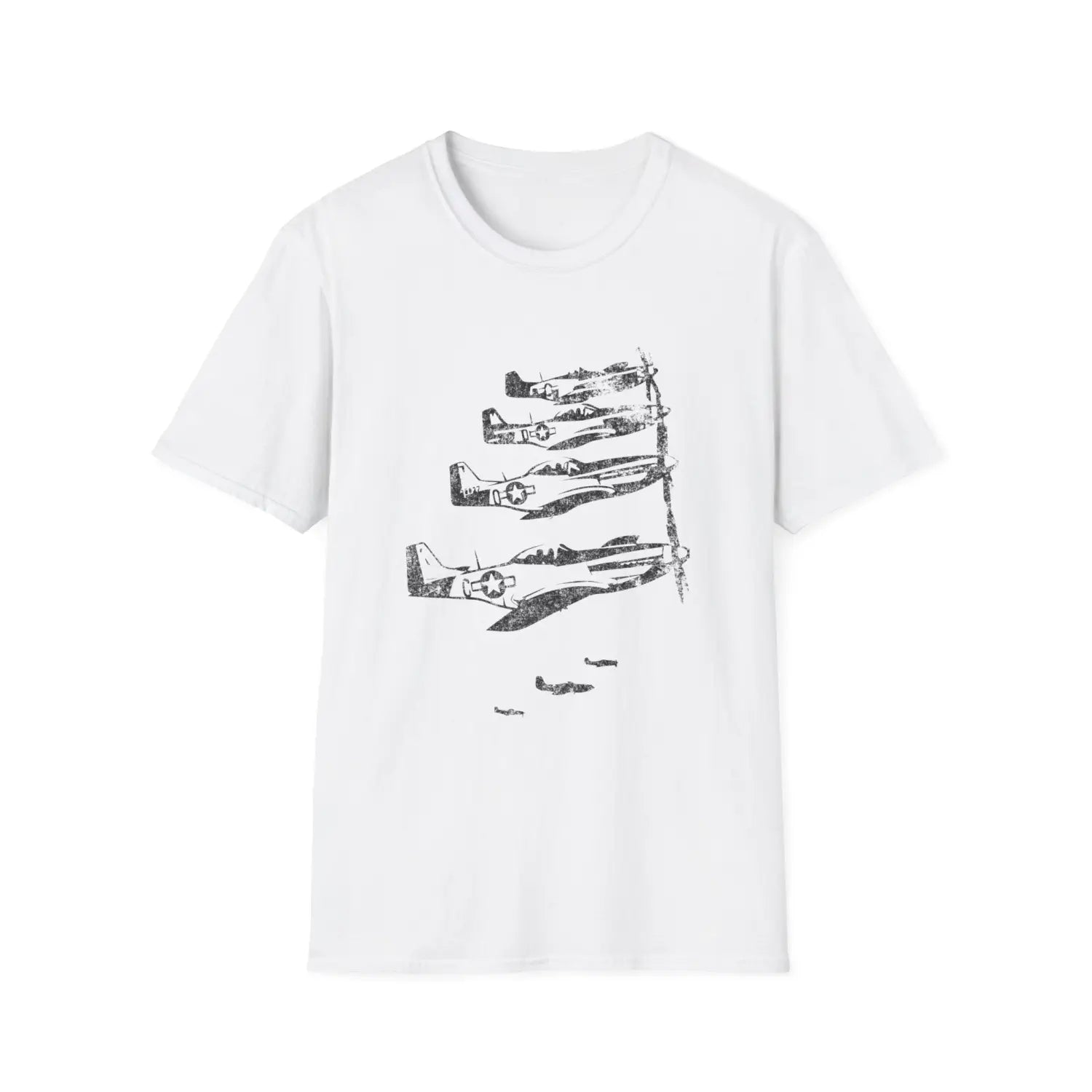 P-51 Mustang “Formation Flight” WWII T-Shirt - Pilot gifts - warbird t-shirt