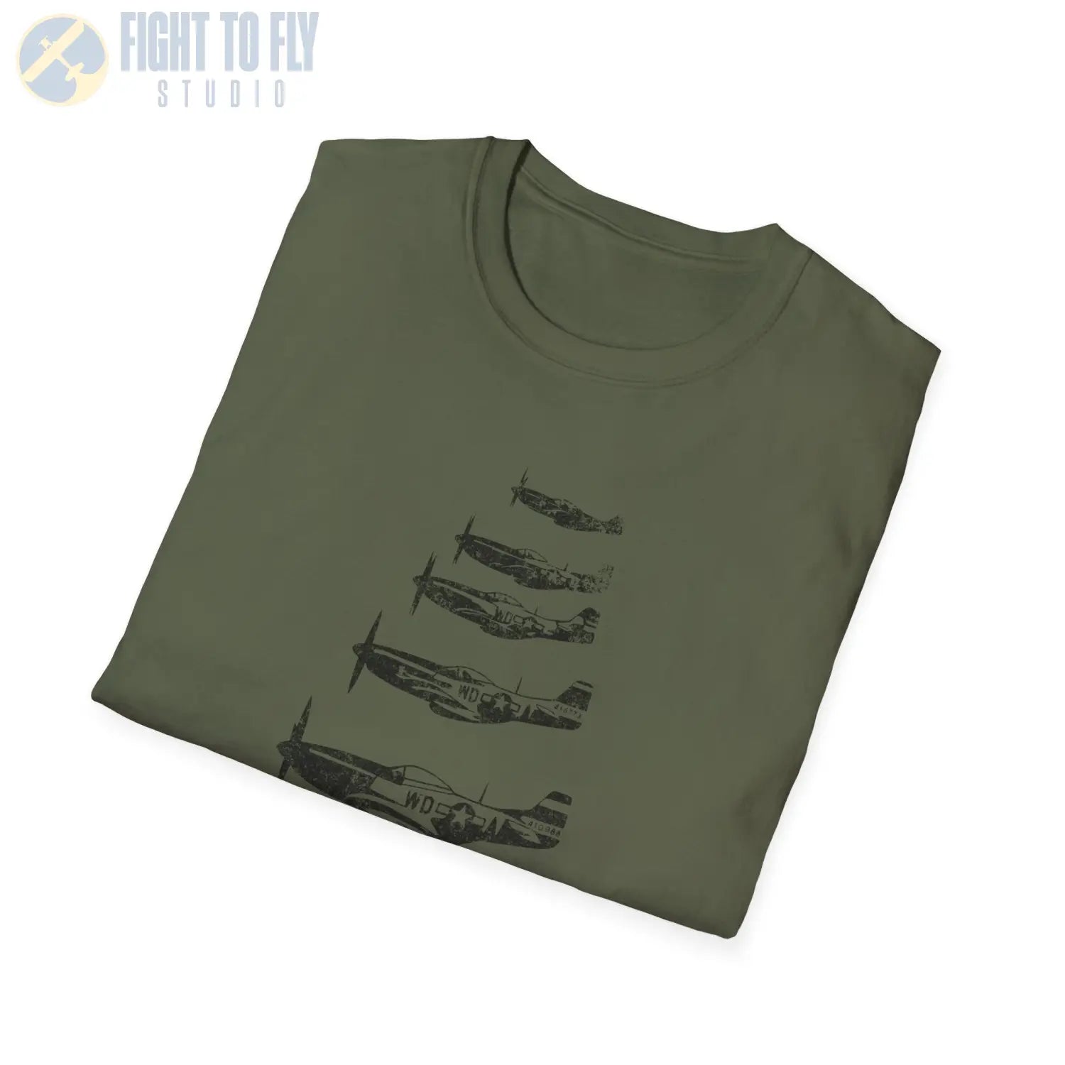 P-51 Mustang “Formation of Legends” WWII T-Shirt - Pilot gifts - warbird t-shirt