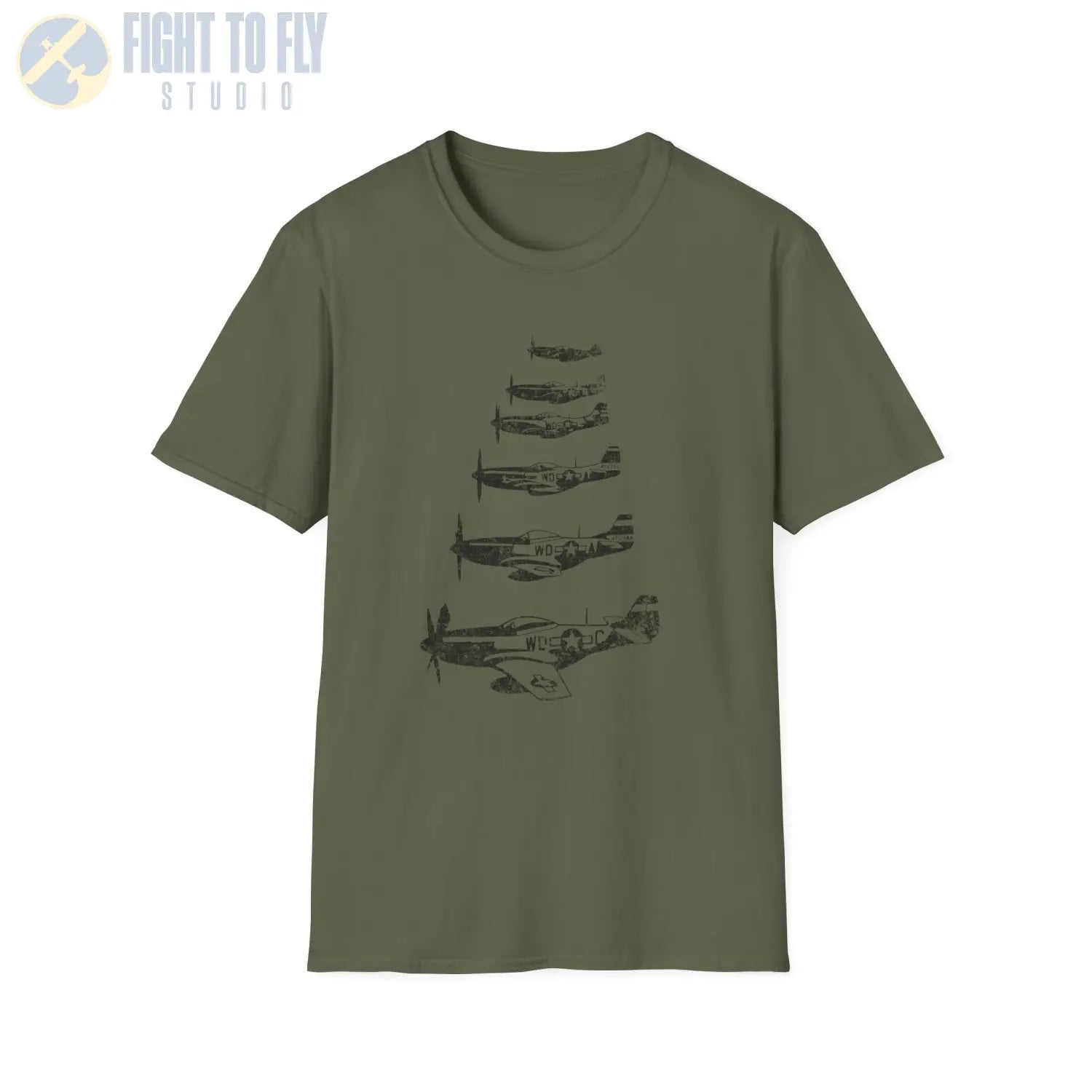 P-51 Mustang “Formation of Legends” WWII T-Shirt - Pilot gifts - warbird t-shirt
