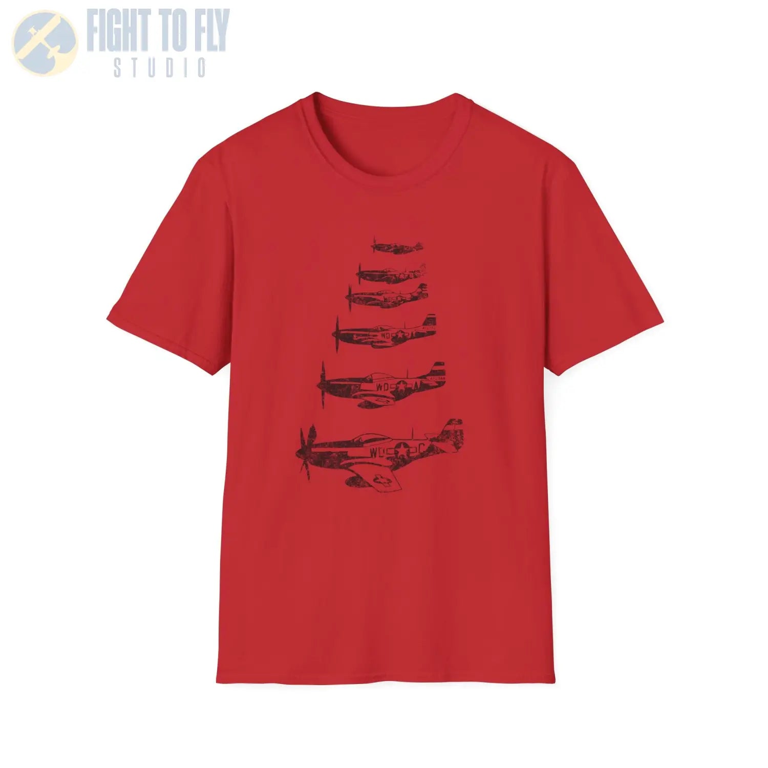 P-51 Mustang “Formation of Legends” WWII T-Shirt - Pilot gifts - warbird t-shirt