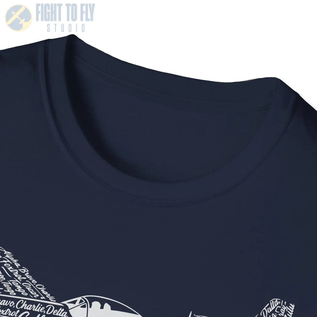 P-51 Mustang NATO Phonetic Alphabet Premium T-Shirt - Pilot gifts - WWII warbird t-shirt