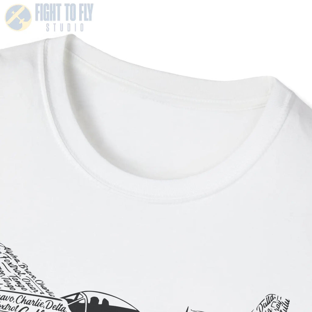 P-51 Mustang NATO Phonetic Alphabet Premium T-Shirt - Pilot gifts - WWII warbird t-shirt