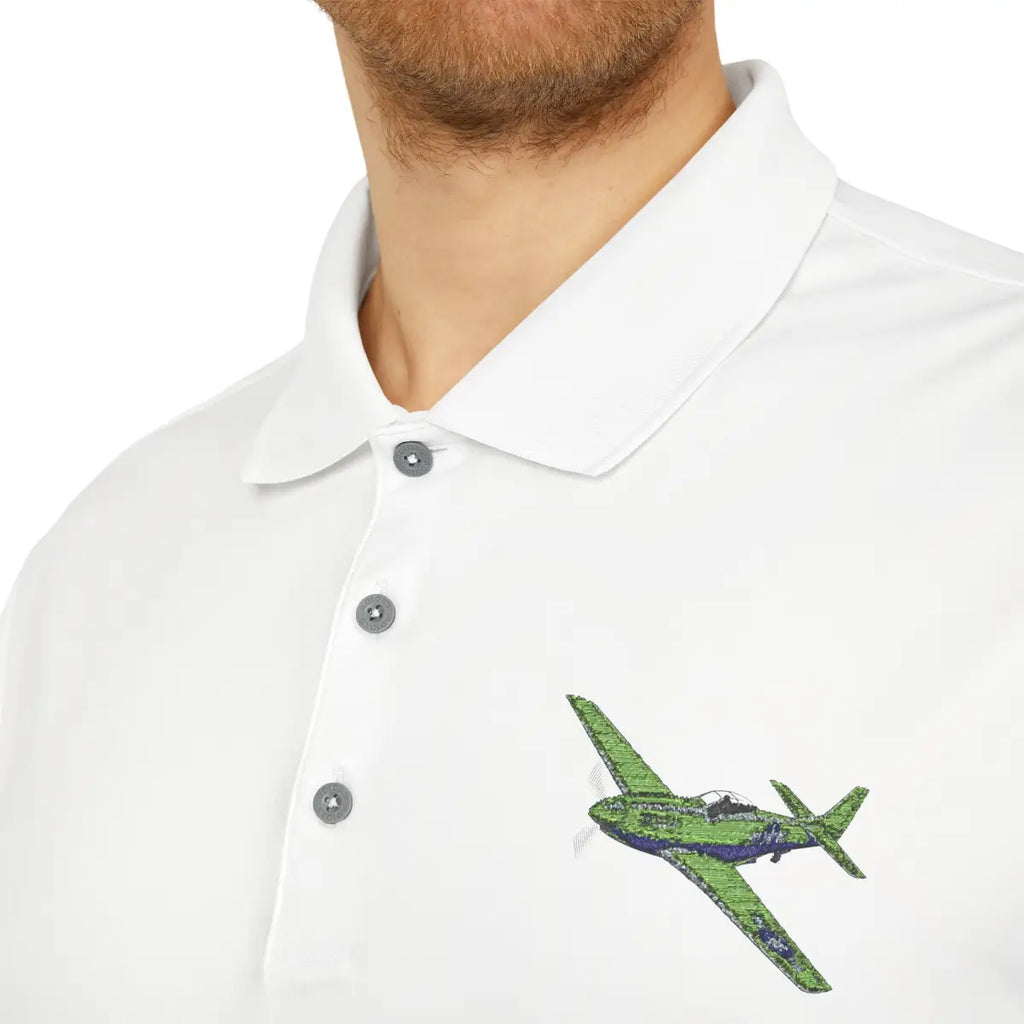 P-51 Mustang Performance Polo - T-Shirt - Gifts for pilots - Aviation apparel