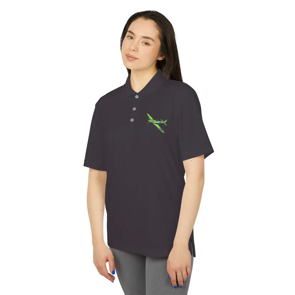 P-51 Mustang Performance Polo - T-Shirt - Gifts for pilots - Aviation apparel