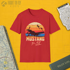 P-51 Mustang Premium T-Shirt - Pilot gifts - WWII warbird t-shirt