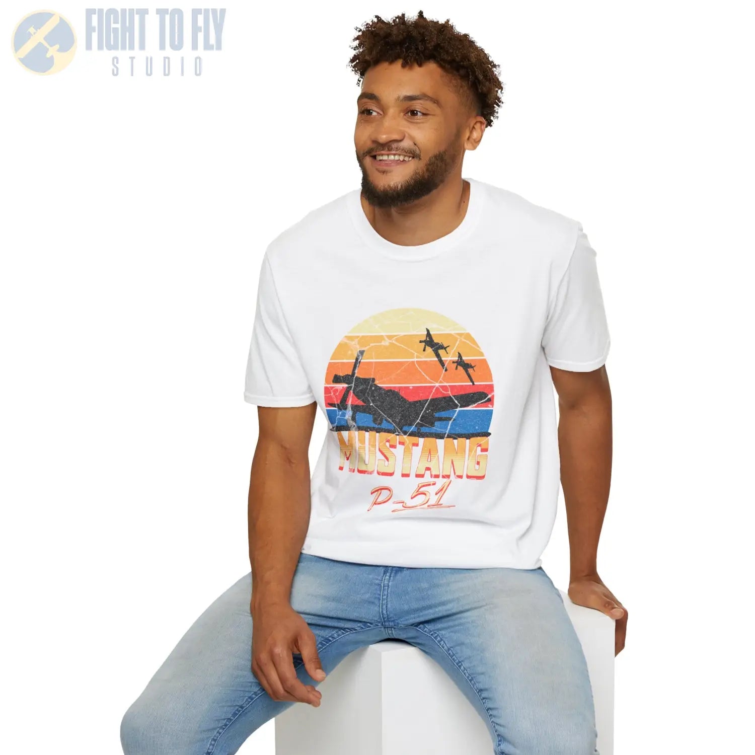 P-51 Mustang Premium T-Shirt - Pilot gifts - WWII warbird t-shirt