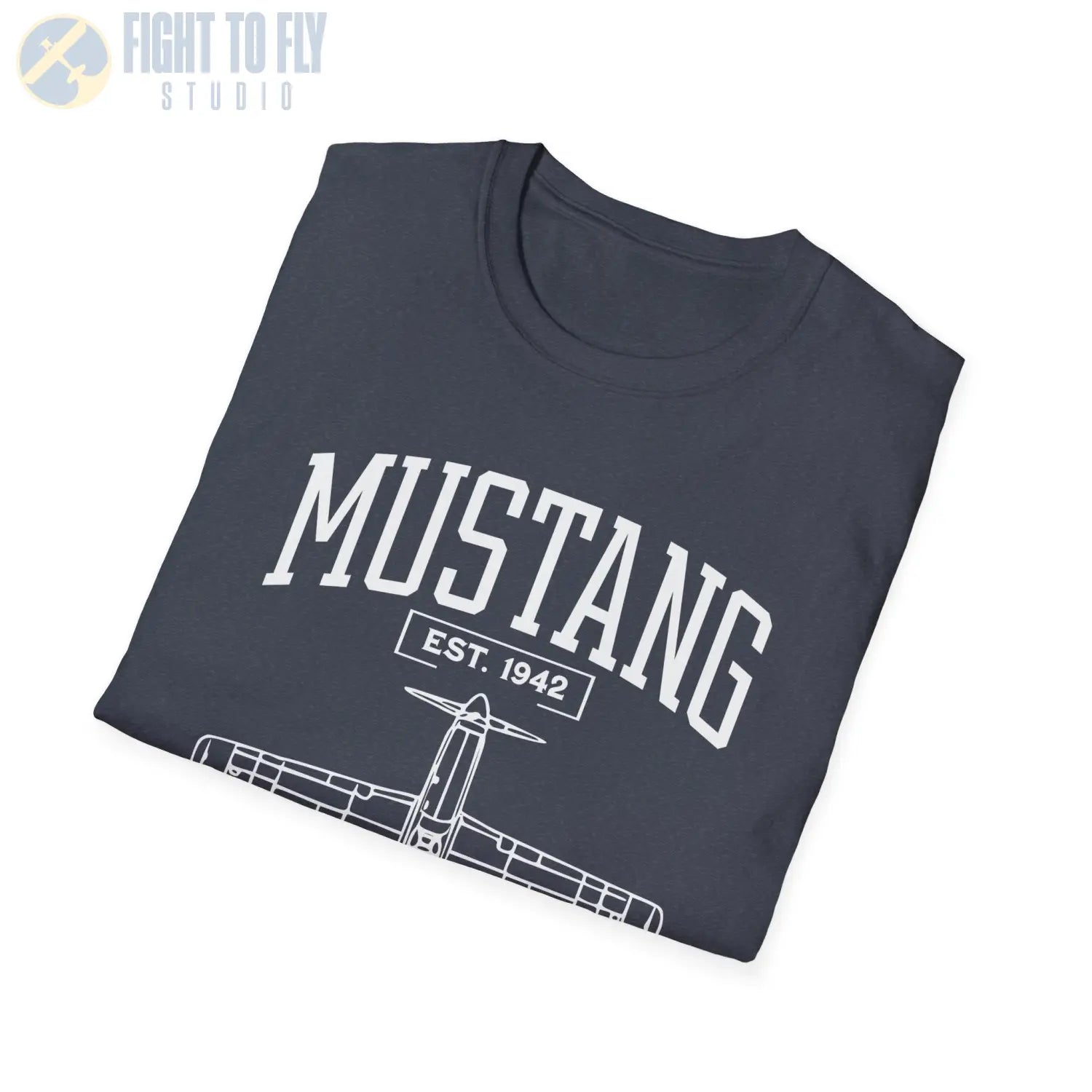 P-51 Mustang - T-Shirt - Pilot gifts - WWII warbird t-shirt