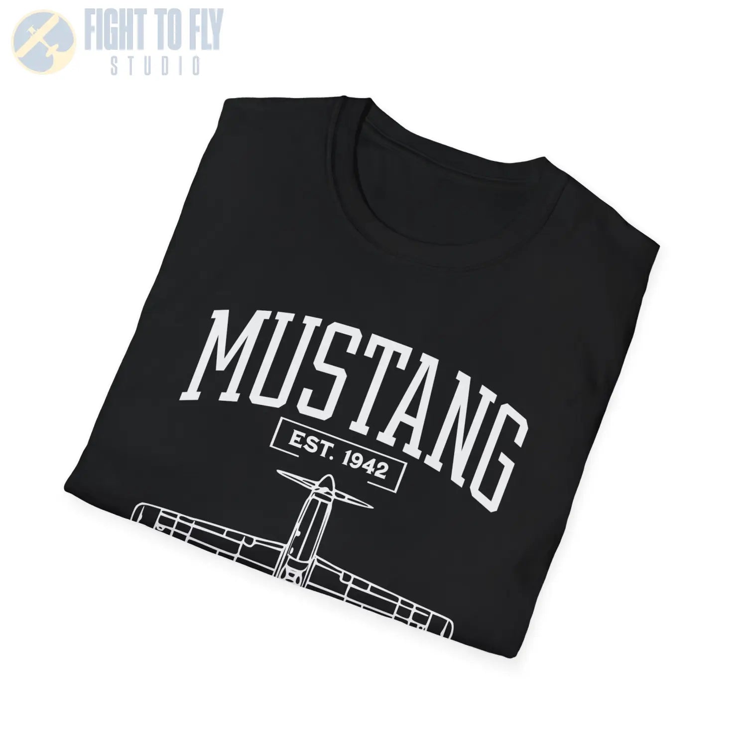 P-51 Mustang - T-Shirt - Pilot gifts - WWII warbird t-shirt