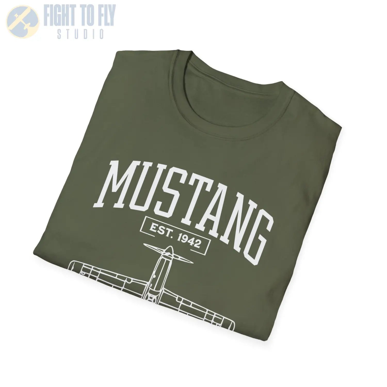 P-51 Mustang - T-Shirt - Pilot gifts - WWII warbird t-shirt