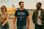 P-51 Mustang - T-Shirt - Pilot gifts - WWII warbird t-shirt