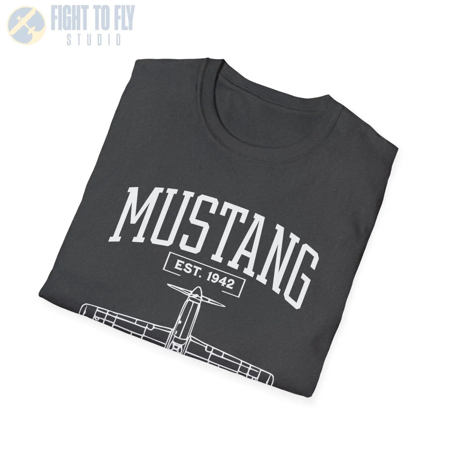 P-51 Mustang - T-Shirt - Pilot gifts - WWII warbird t-shirt