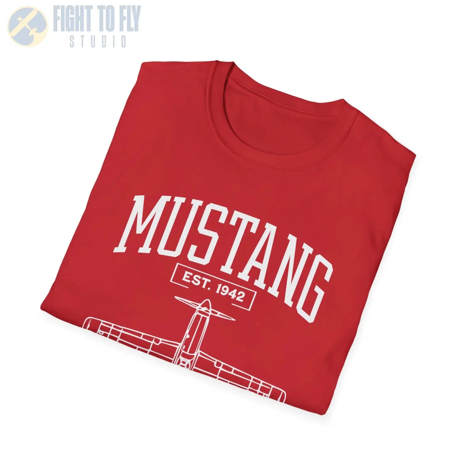 P-51 Mustang - T-Shirt - Pilot gifts - WWII warbird t-shirt