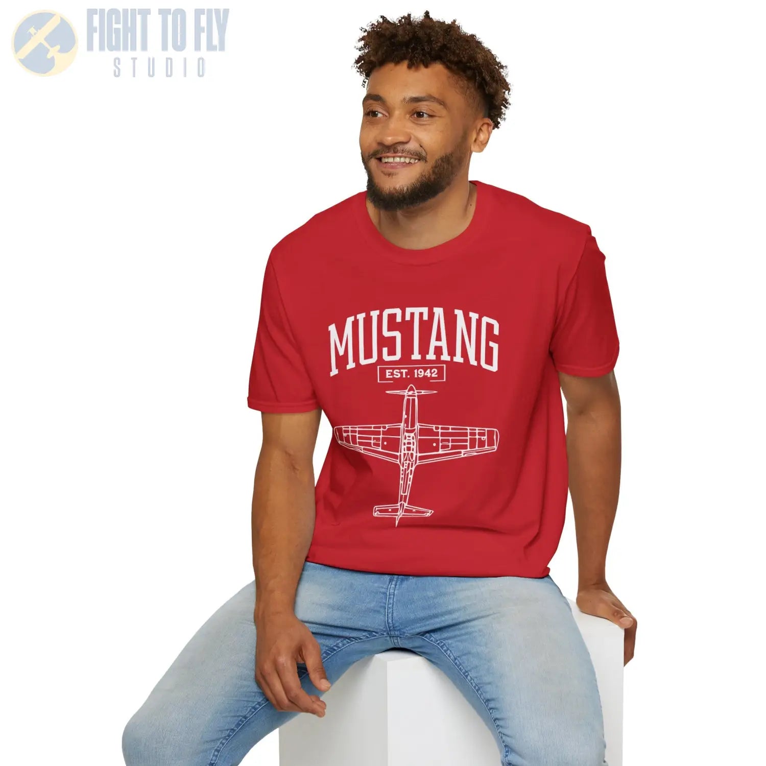 P-51 Mustang - T-Shirt - Pilot gifts - WWII warbird t-shirt