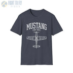P-51 Mustang - T-Shirt - Pilot gifts - WWII warbird t-shirt