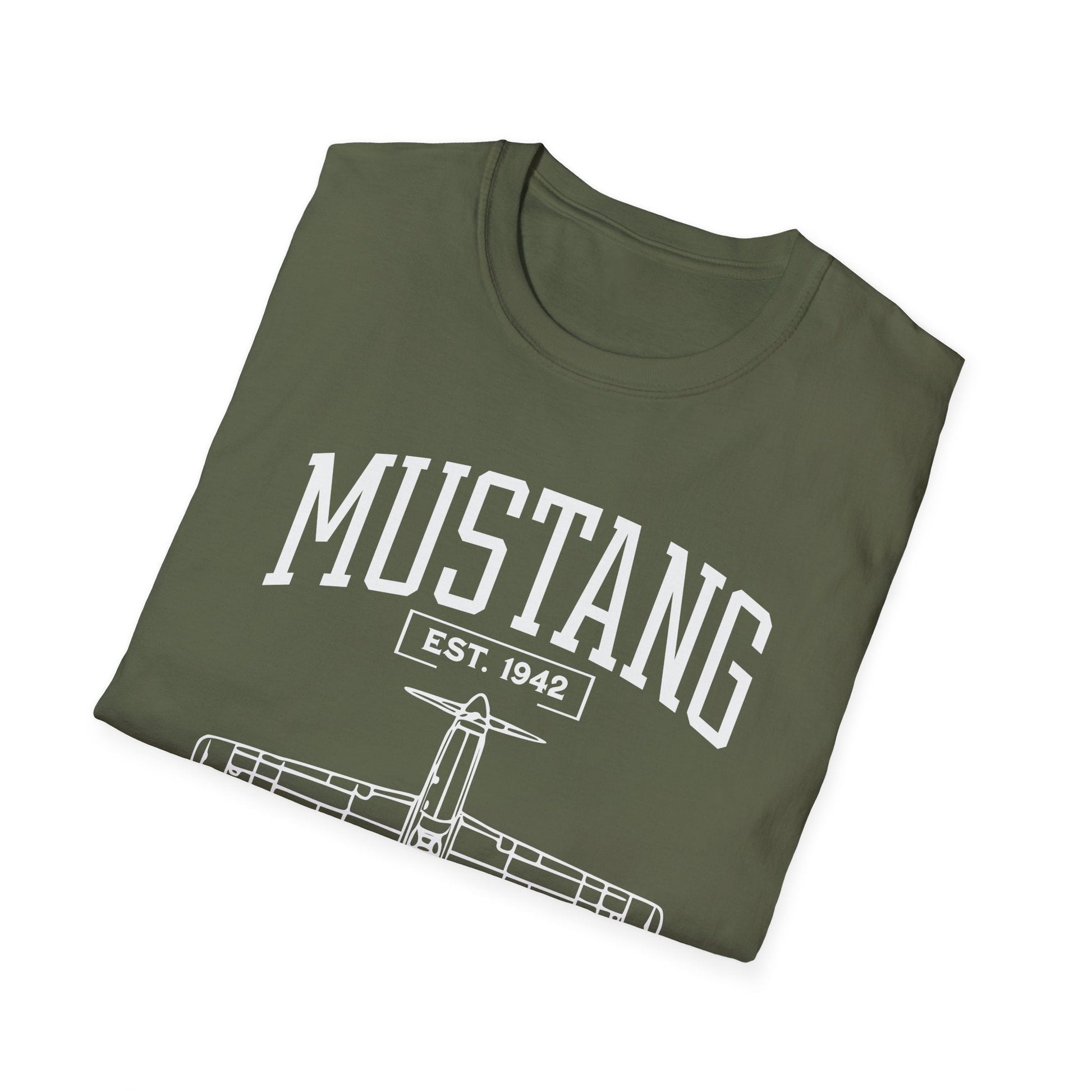 P 51 Mustang Premium WWII T Shirt Pilot gifts warbird t shirt