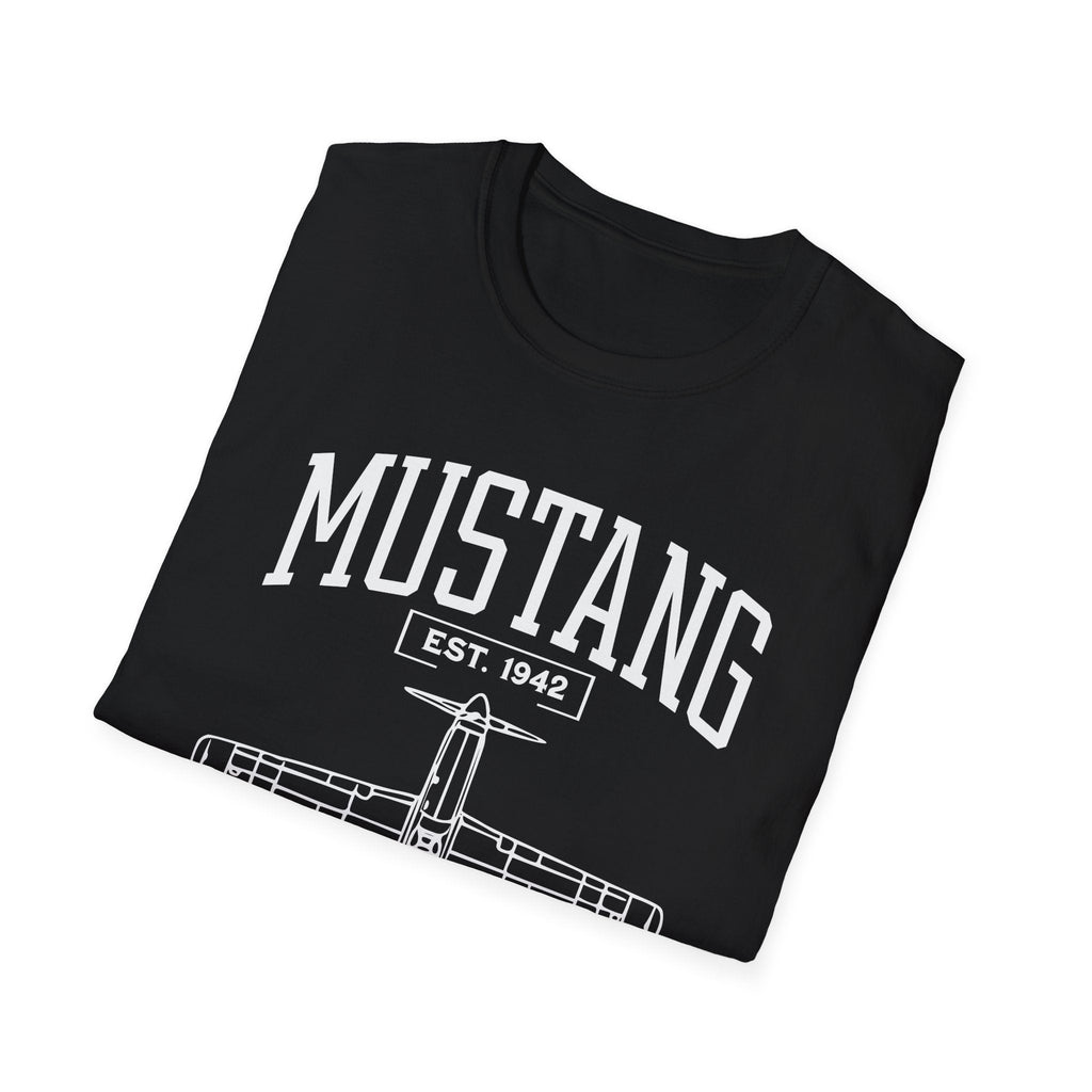 P 51 Mustang Premium WWII T Shirt Pilot gifts warbird t shirt