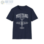 P-51 Mustang - T-Shirt - Pilot gifts - WWII warbird t-shirt