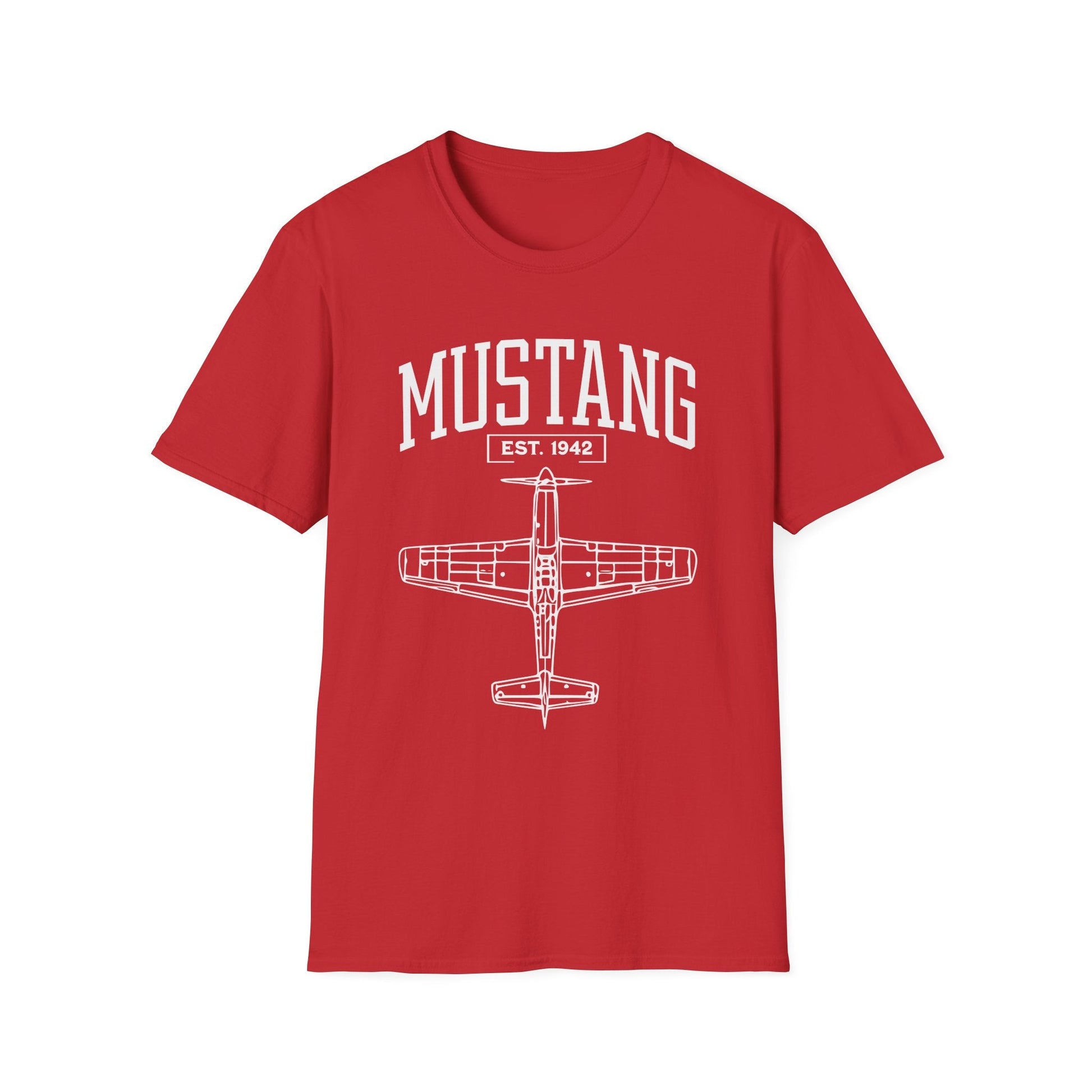 P 51 Mustang Premium WWII T Shirt Pilot gifts warbird t shirt