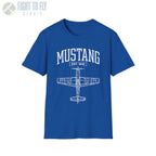 P-51 Mustang - T-Shirt - Pilot gifts - WWII warbird t-shirt