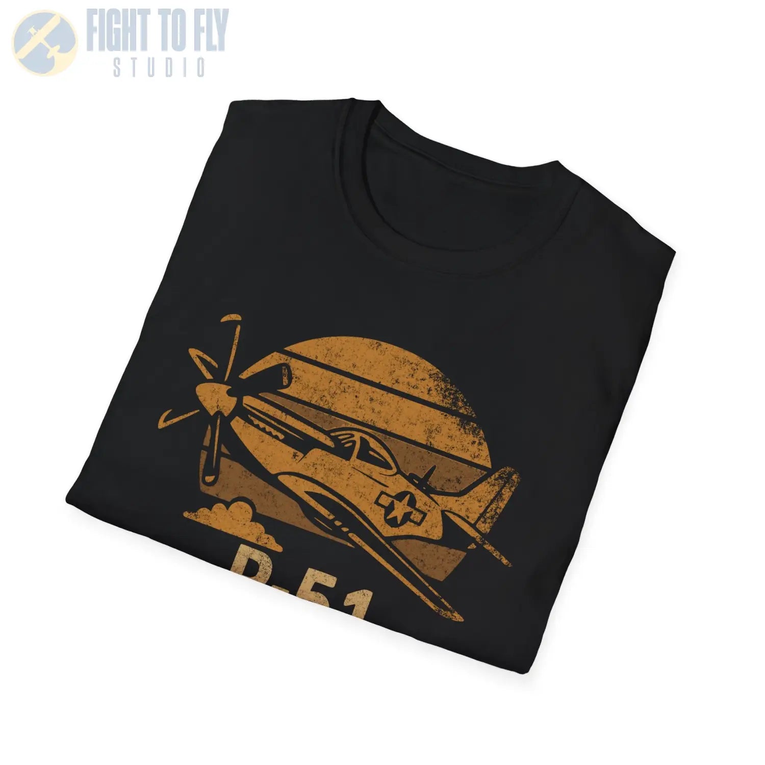 P-51 Mustang “Retro Heritage” WWII T-Shirt - Pilot gifts - warbird t-shirt
