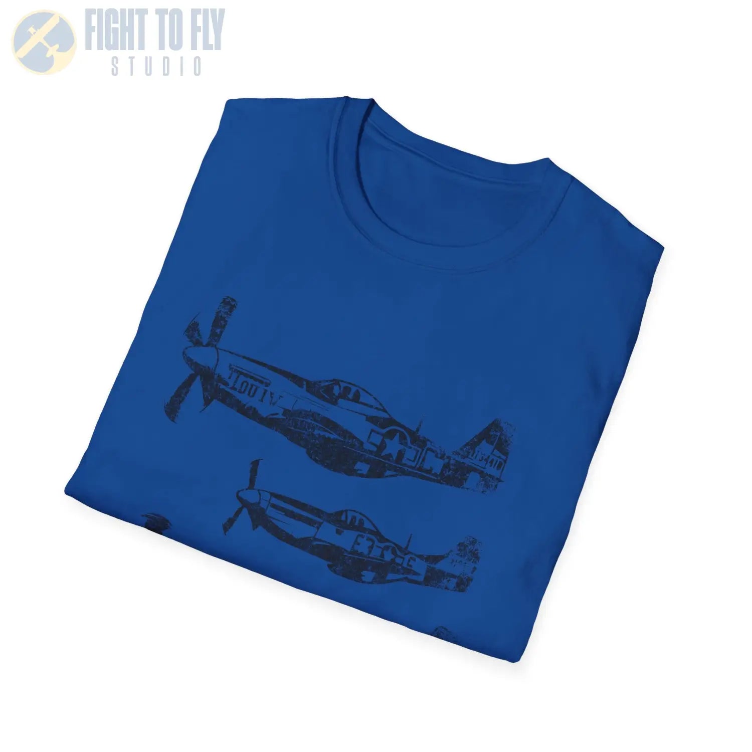 P-51 Mustang “Three in Formation” WWII T-Shirt - Pilot gifts - warbird t-shirt