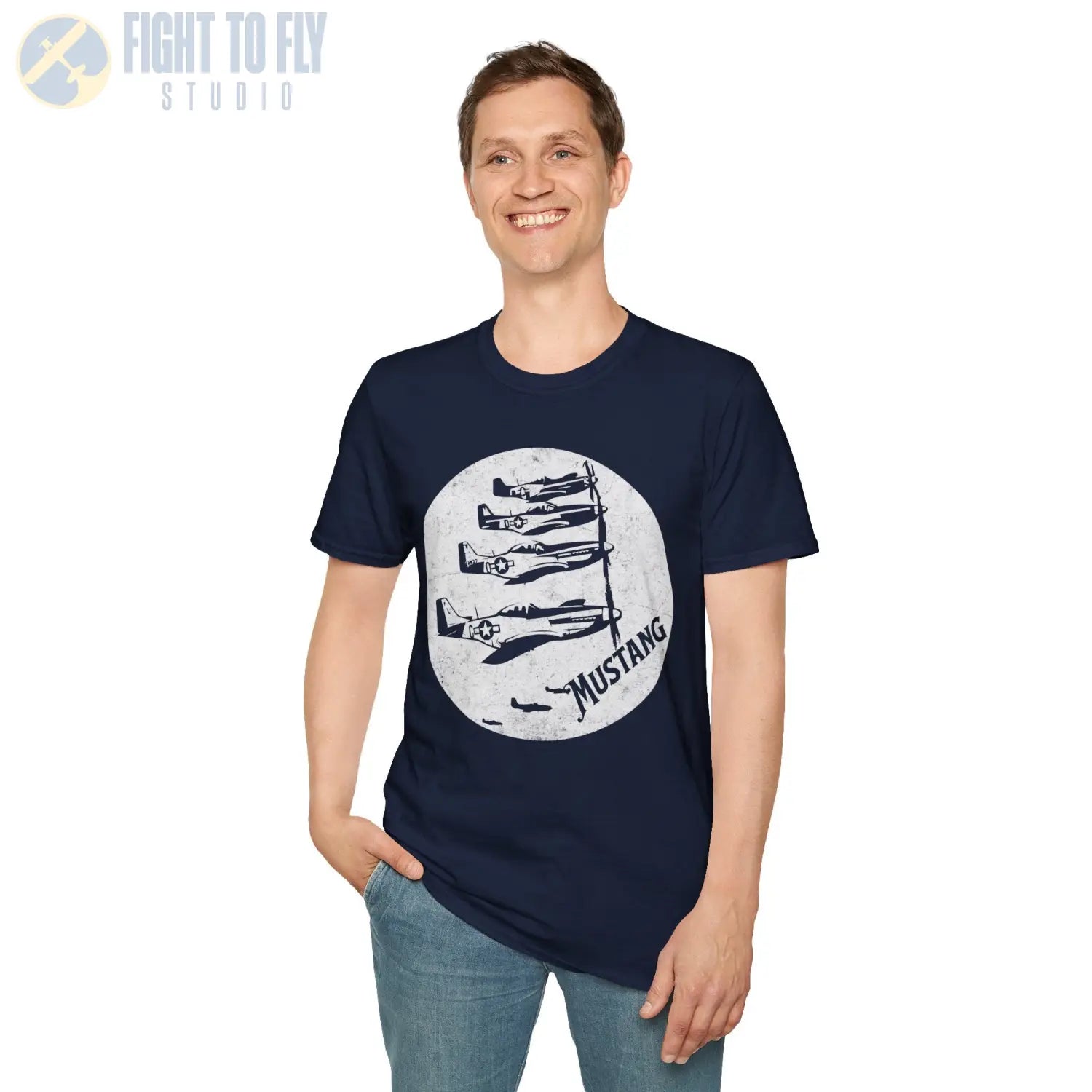 P-51 Mustang “Wings of Victory” WWII T-Shirt - Pilot gifts - warbird t-shirt