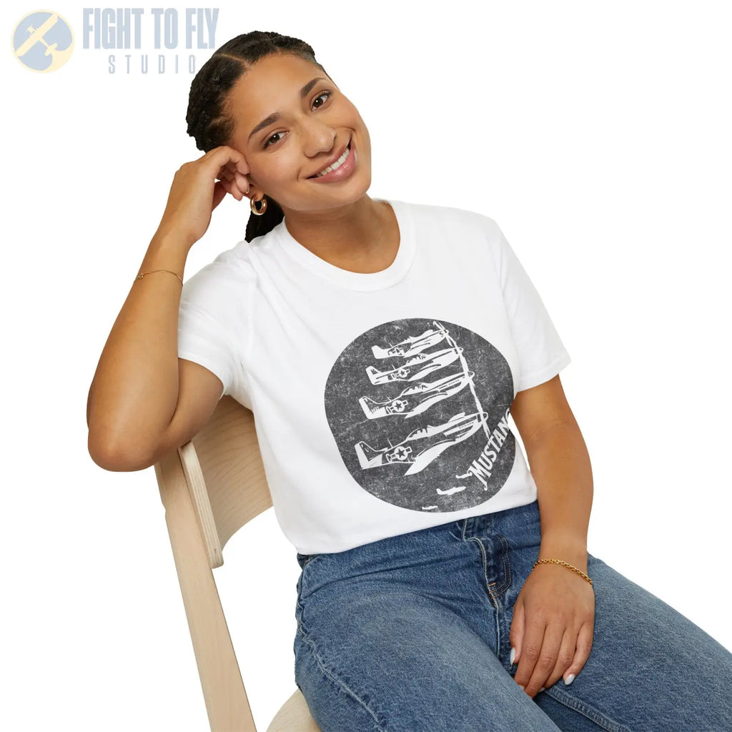 P-51 Mustang “Wings of Victory” WWII T-Shirt - Pilot gifts - warbird t-shirt