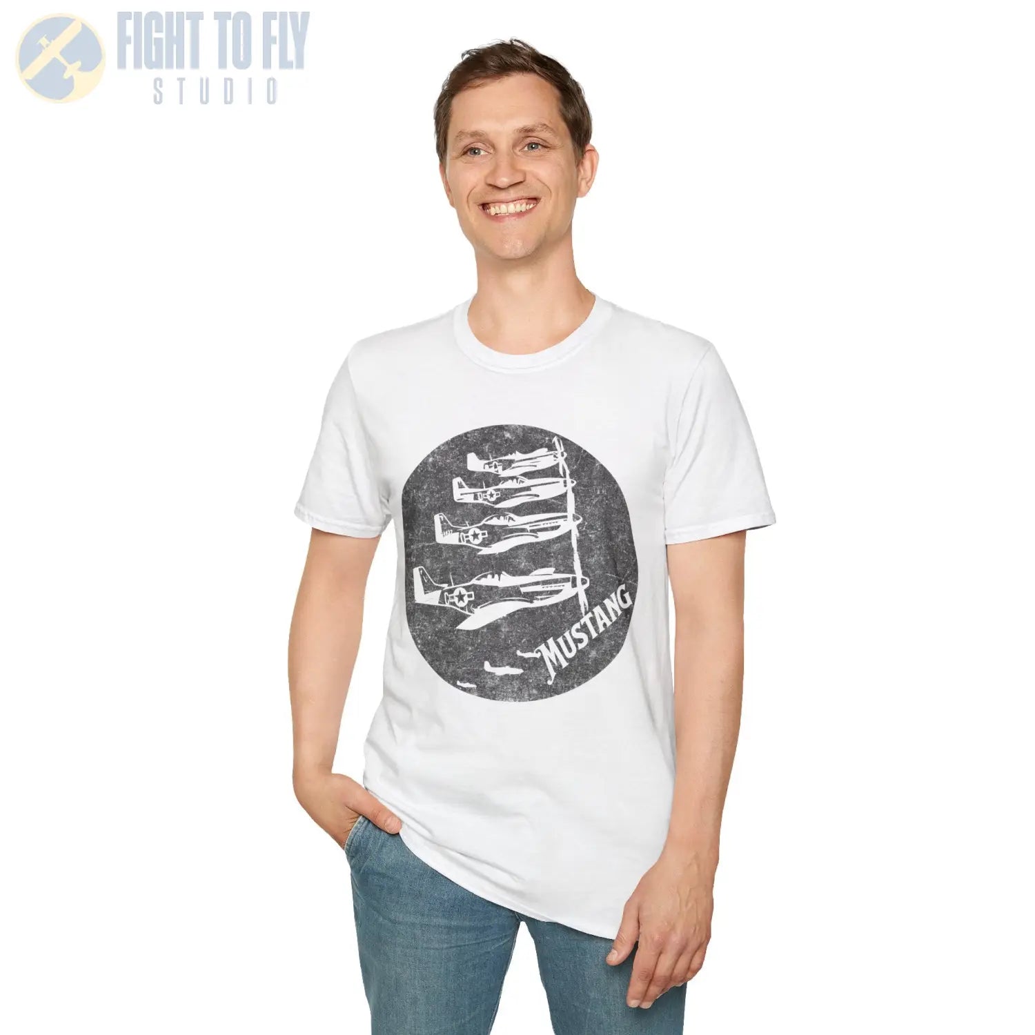 P-51 Mustang “Wings of Victory” WWII T-Shirt - Pilot gifts - warbird t-shirt