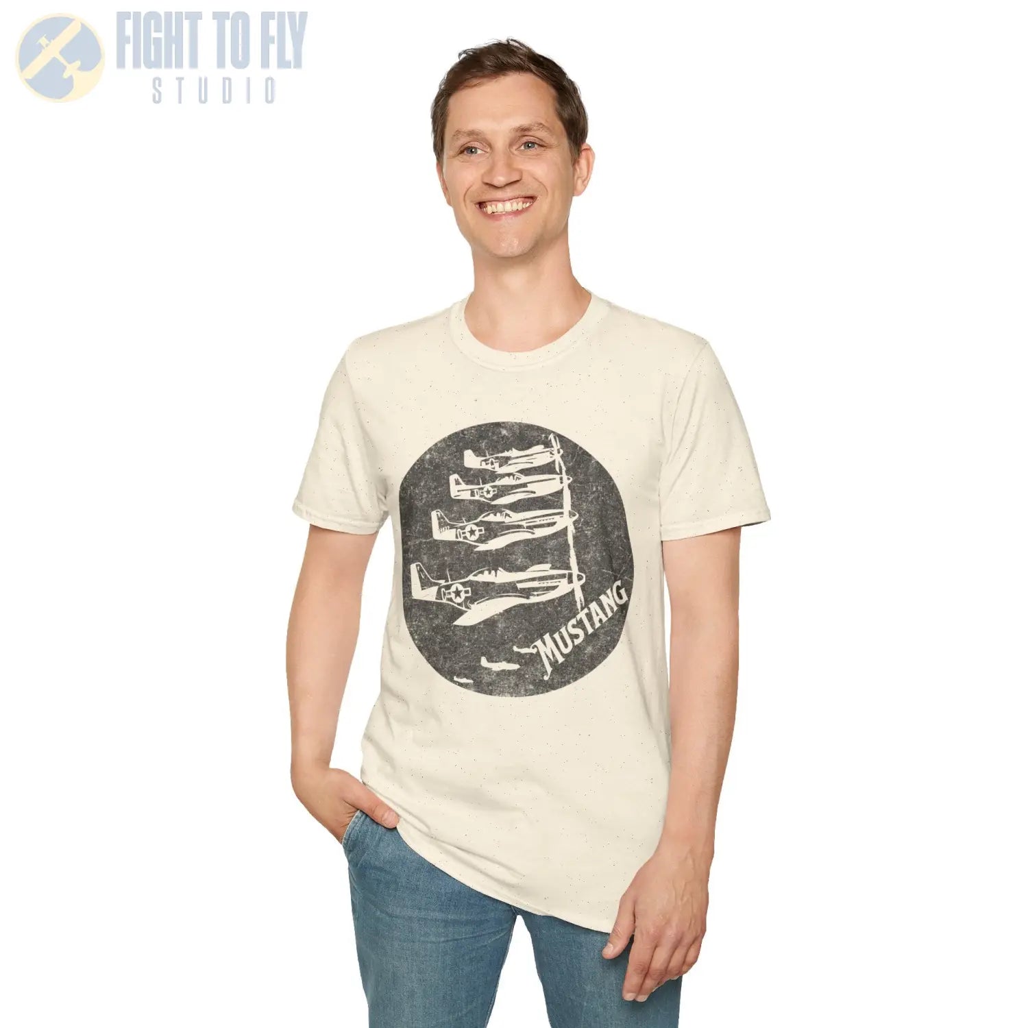 P-51 Mustang “Wings of Victory” WWII T-Shirt - Pilot gifts - warbird t-shirt