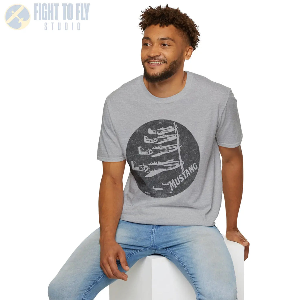 P-51 Mustang “Wings of Victory” WWII T-Shirt - Pilot gifts - warbird t-shirt