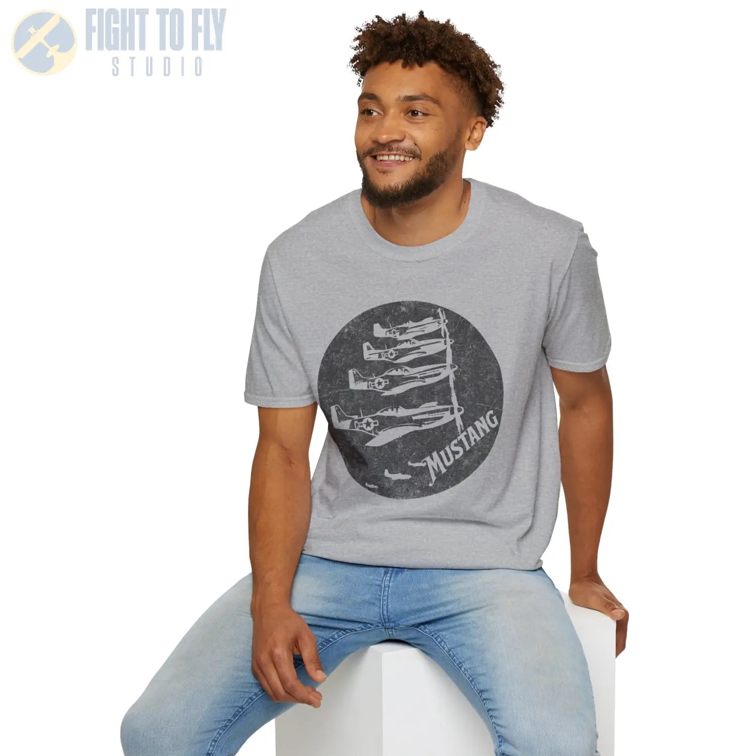 P-51 Mustang “Wings of Victory” WWII T-Shirt - Pilot gifts - warbird t-shirt