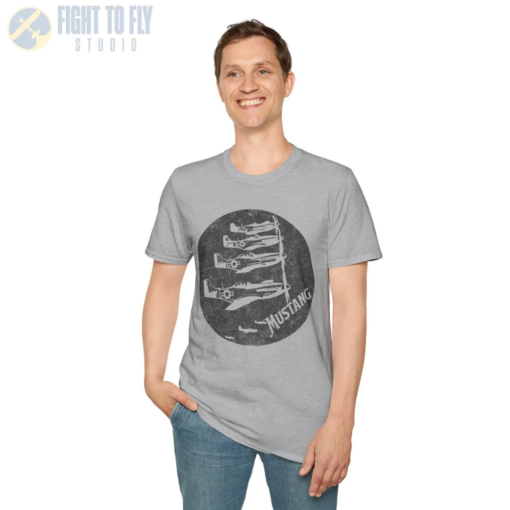 P-51 Mustang “Wings of Victory” WWII T-Shirt - Pilot gifts - warbird t-shirt