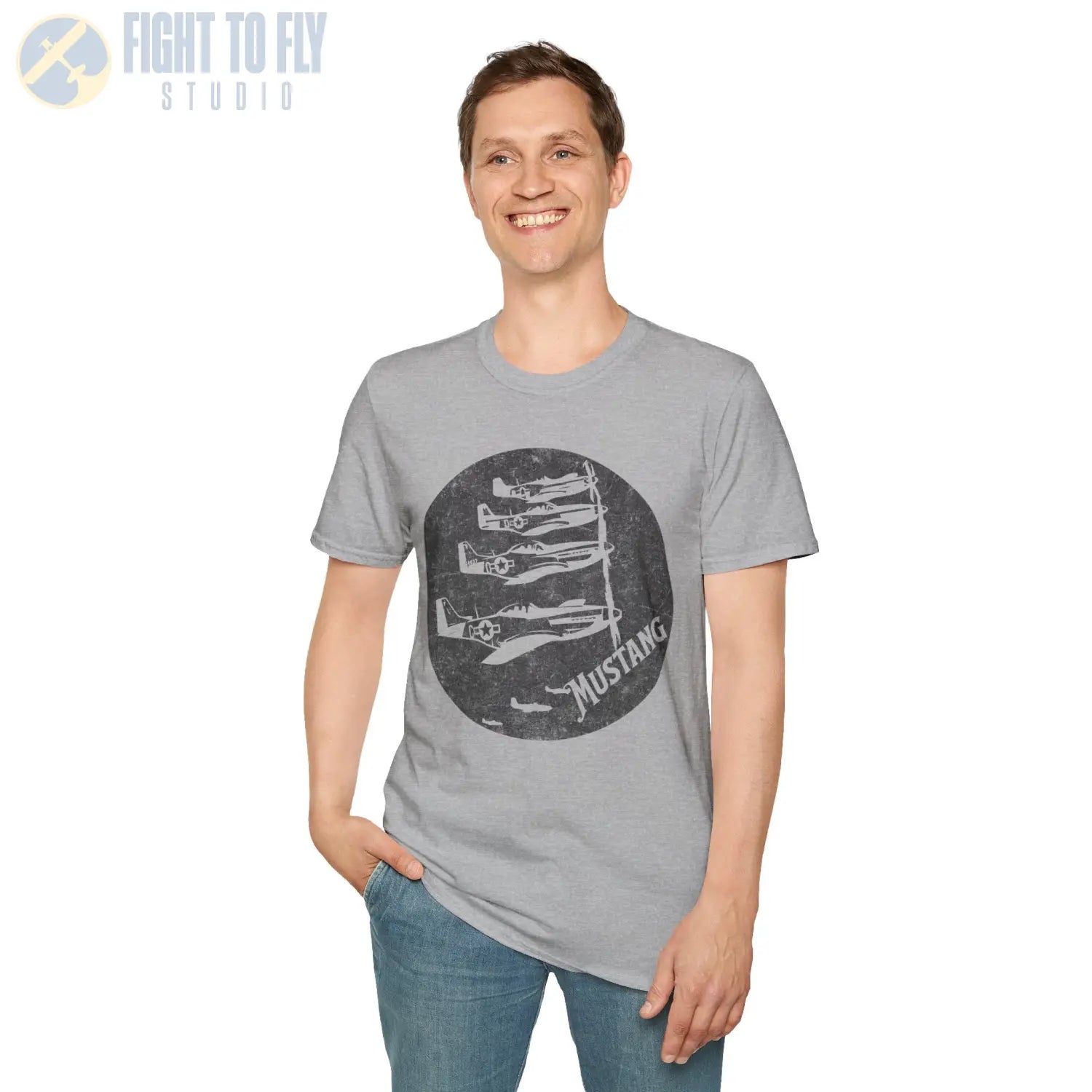 P-51 Mustang “Wings of Victory” WWII T-Shirt - Pilot gifts - warbird t-shirt