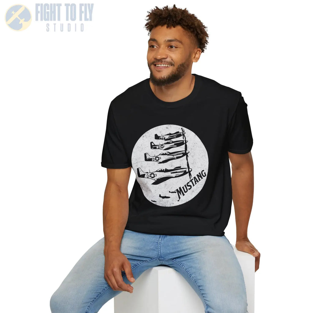 P-51 Mustang “Wings of Victory” WWII T-Shirt - Pilot gifts - warbird t-shirt